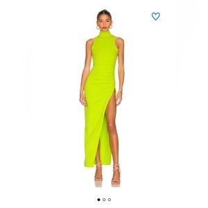 Superdown Janet Slit Midi Dress